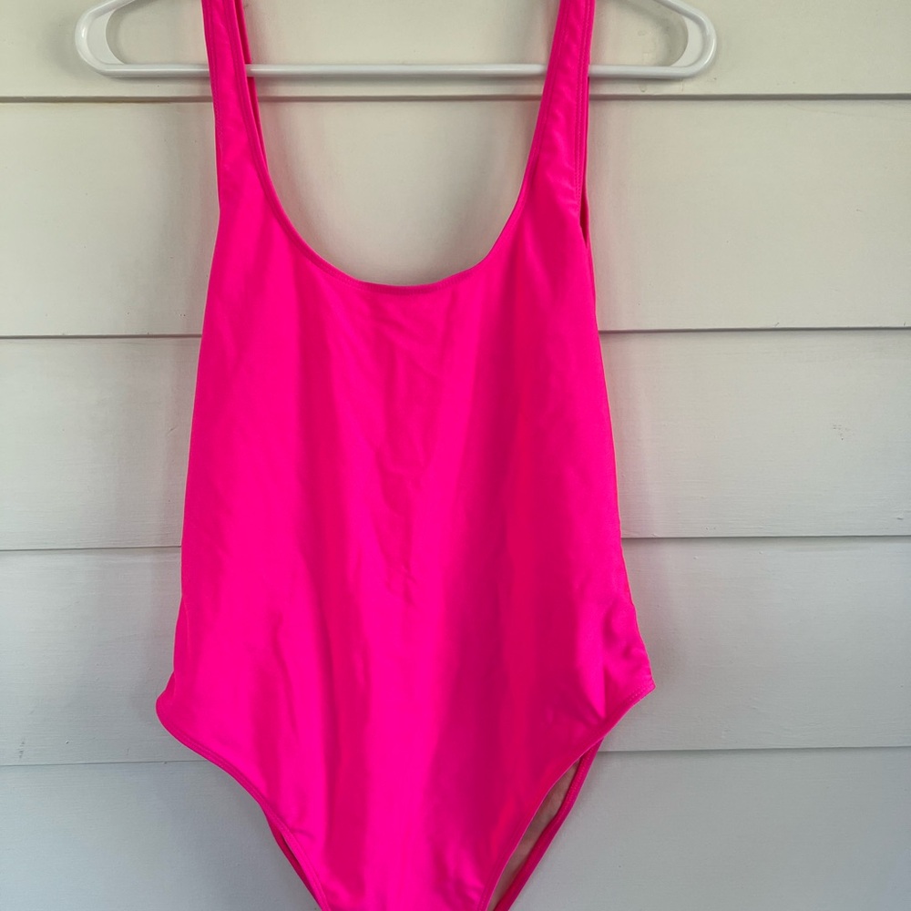Vibrant Pink One-Piece Swimsuit